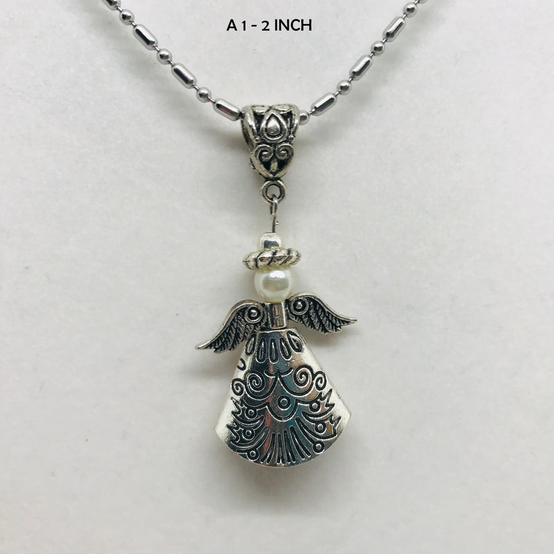 Gorgeous Silver Angel Necklace