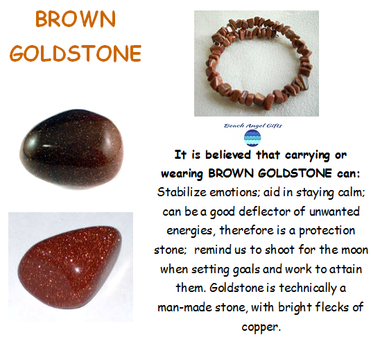 Brown Goldstone - Stone of Fame & Success