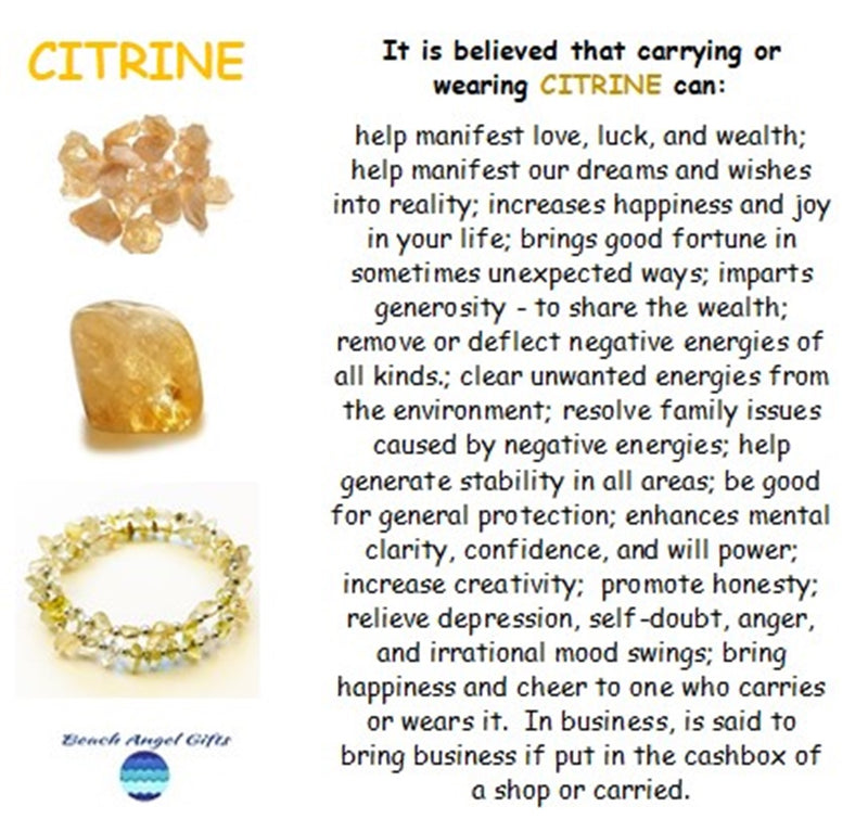 Citrine - Stone pf Happiness, Light & Abundance