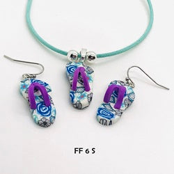 Ready for the Beach - Necklace and Earring Set