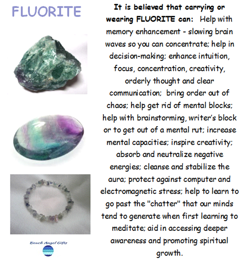 Fluorite - Stone of Mental Order & Clarity