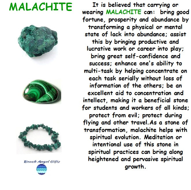 Malachite - Stone of Transformations, Love, Strength & Inspirations