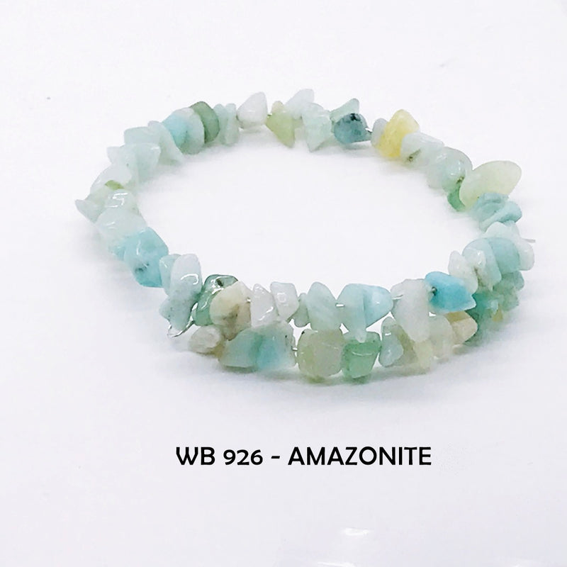 Amazonite Memory Wire Bracelet - Stone of Hope