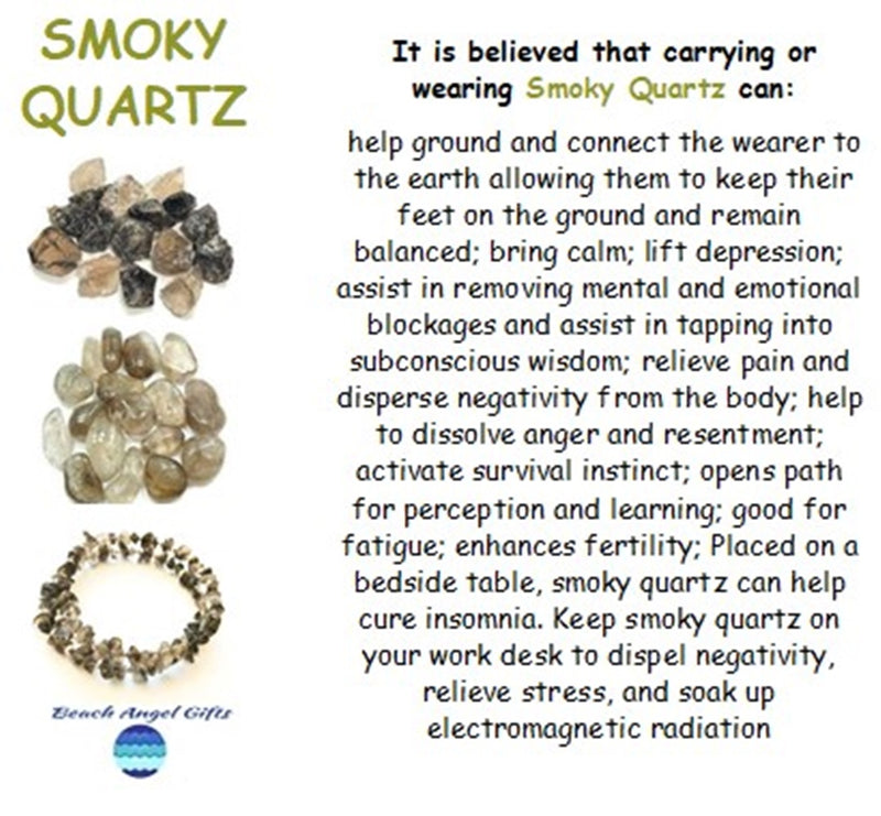 Smoky Quartz - Stone of Transmutation & Grounding